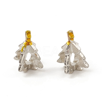 Christmas Alloy Enamel European Beads PALLOY-I218-14AS-1