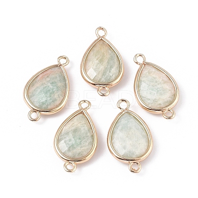 Natural Amazonite Links connectors G-L514-015E-1
