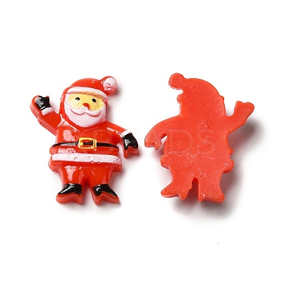 Christmas Opaque Resin Cabochons LS-RESI-K019-41-1