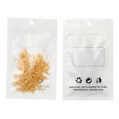 Brass Earring Hooks KK-YW0001-28G-1