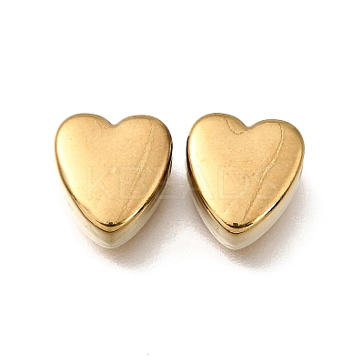 Valentine's Day 304 Stainless Steel Spacer Beads STAS-L315-075G-02-1