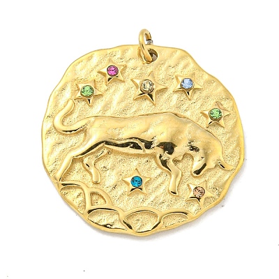 Real 18K Gold Plated PVD Vacuum Plating 304 Stainless Steel Pendants STAS-L278-003G-02-1