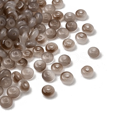 Baking Paint Imitation Jade Glass Beads DGLA-C005-A01-3x6mm-06-1