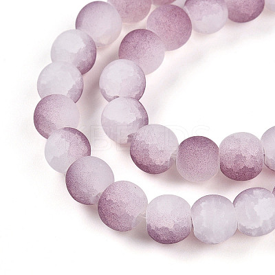Crackle Glass Beads X1-GLAA-N009-8mm-05-1