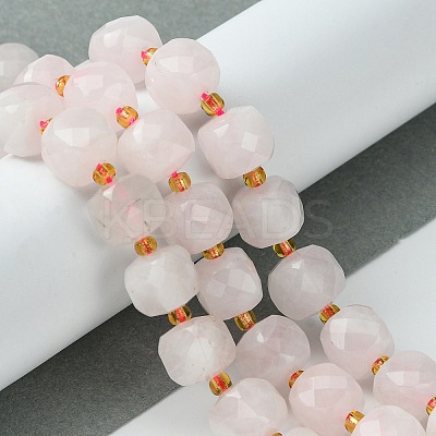 Natural Rose Quartz Beads Strands G-Q010-A10-01-1