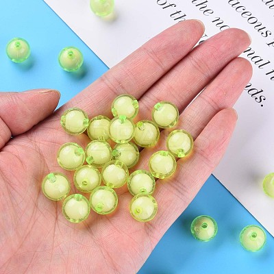 Transparent Acrylic Beads TACR-S152-16A-730-1