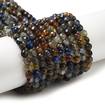 Natural Agate Beads Strands G-H302-A01-07-1