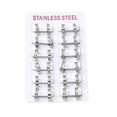 304 Stainless Steel Hoop Earrings EJEW-L302-02P-03-1