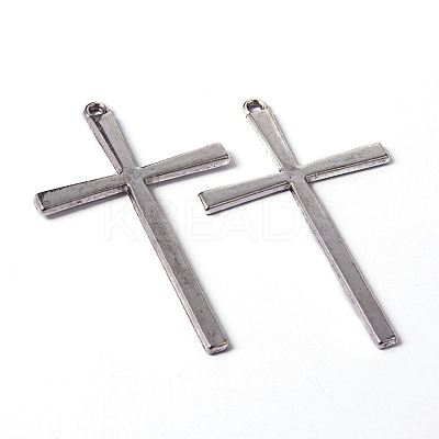 Tibetan Style Alloy Cross Large Pendants EAAA0100Y-NF-1