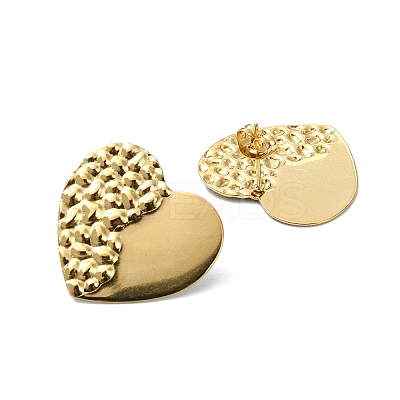 Ion Plating(IP) 201 Stainless Steel Stud Earrings EJEW-K270-29G-1