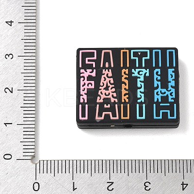 Inspirational Silicone Beads SL-CBAF318-C04-1