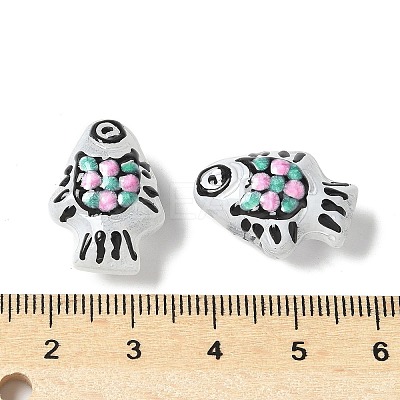 Baking Paint Glass Enamel Beads BLOW-D300-03A-1