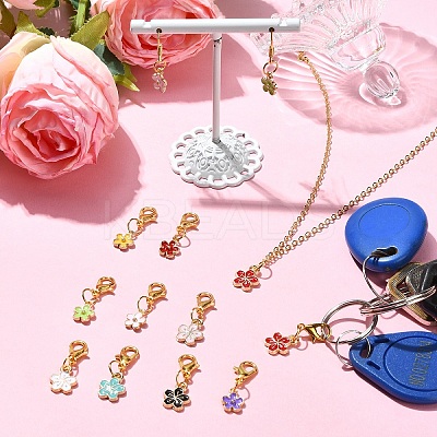 DIY Flower Pendant Decoration Kits DIY-YW0009-28-1