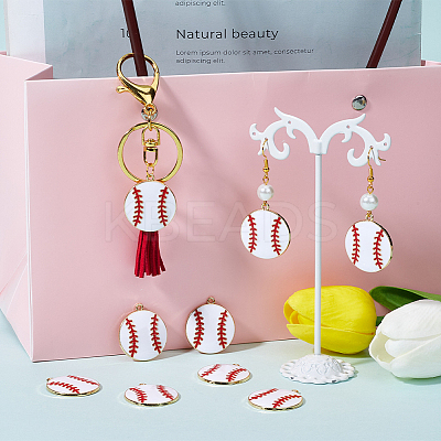 60Pcs Rack Plating Alloy Enamel Pendants FIND-SC0012-49-1