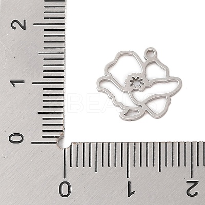 Non-Tarnish 304 Stainless Steel Pendants X-STAS-S139-06P-09-1