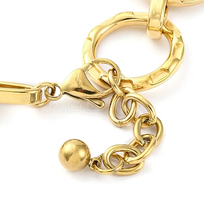 304 Stainless Steel Bracelet for Women BJEW-U009-03G-1