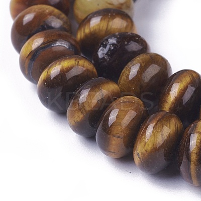 Natural Tiger Eye Beads Strands G-E541-06-1