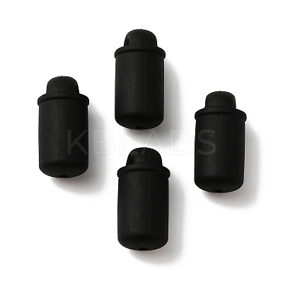 Bottle Food Grade Eco-Friendly Silicone Beads LS-SIL-WH0006-20I-1