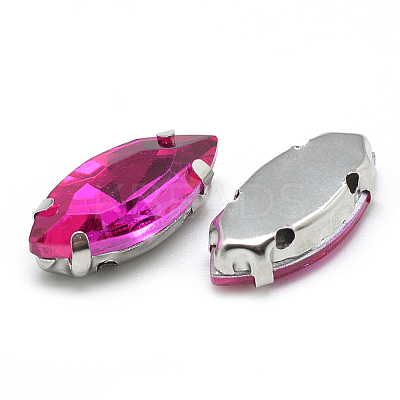 Sew on Rhinestone RGLA-T034-9x18mm-10-1