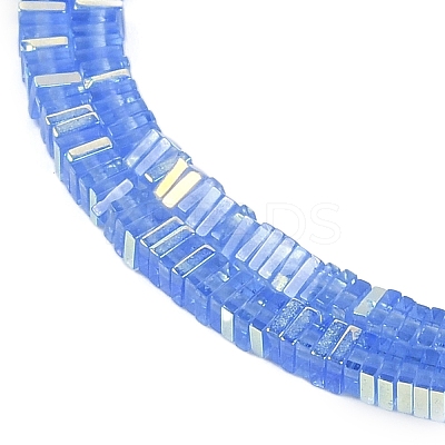 Electroplate Glass Beads Strands GLAA-B023-01A-08-1
