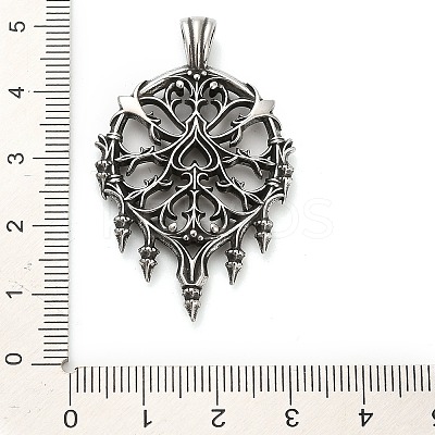 Halloween 316 Surgical Stainless Steel Pendants X-STAS-A123-01C-AS-1