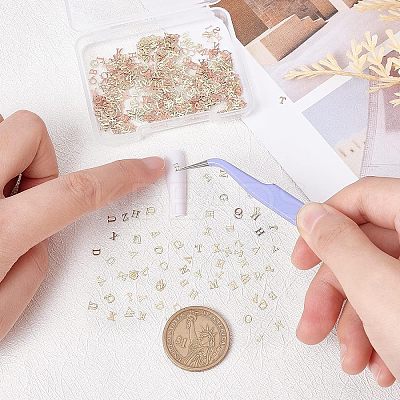 1040Pcs 26 Style Brass Cabochons MRMJ-OC0002-99-1