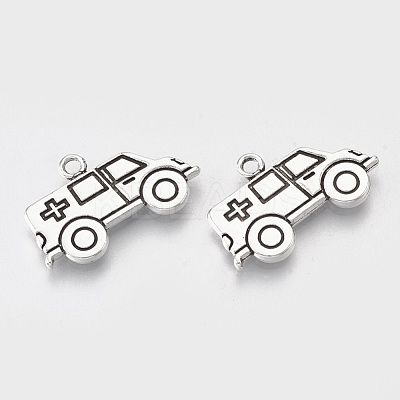 Tibetan Style Alloy Pendants TIBEP-T052-04AS-RS-1