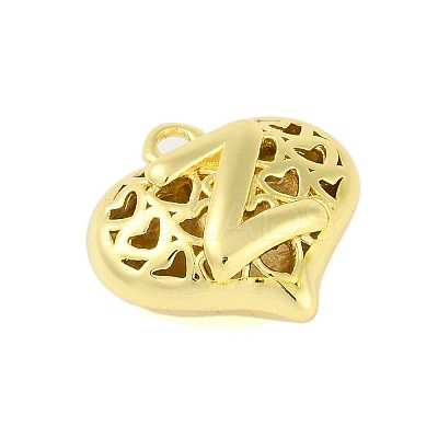 Hollow Brass Pendants for Valentine's Day KK-M289-03Z-G-1