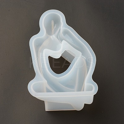 DIY Thinker Figurine Candle Silicone Statue Molds LS-SIMO-B003-01B-1