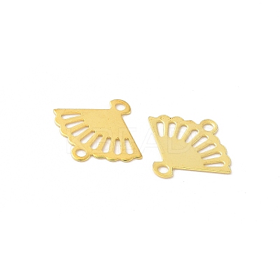 Brass Laser Cut Hollow Connector Charms KK-K277-12G-1