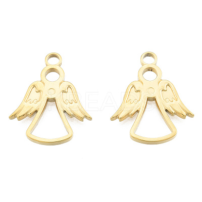 Ion Plating(IP) 201 Stainless Steel Pendants STAS-N098-255LG-1