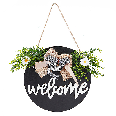 Wooden Ornaments HJEW-WH0006-43-1