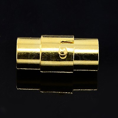 Brass Locking Tube Magnetic Clasps MC076-M-1
