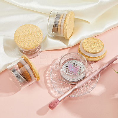 Glass Nail Dish Cup TOOL-WH0059-030-1