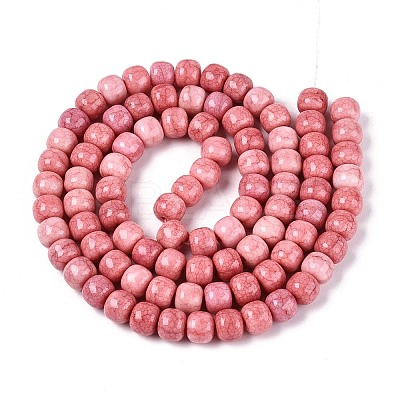 Ombre Effect Dyed Glass Beads Strands GLAA-N067-01A-10-1