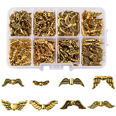 185Pcs Tibetan Style Alloy Beads FIND-FS0003-58-1