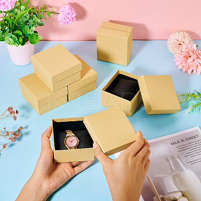 Rectangle Paper Jewelry Gift Boxes CON-TAC0010-91G-1