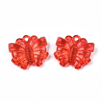 Transparent Acrylic Pendants TACR-N014-001-1