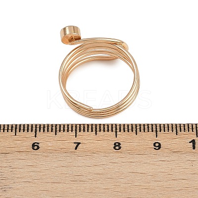 8Pcs Brass Rhinestone Finger Cuff Rings Set LS-RJEW-P157-01G-1