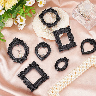 12Pcs 6 Style Resin Picture Frames RESI-CP0001-02-1