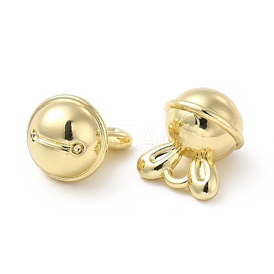 Rack Plating Alloy Rabbit Charms FIND-G044-02LG-1