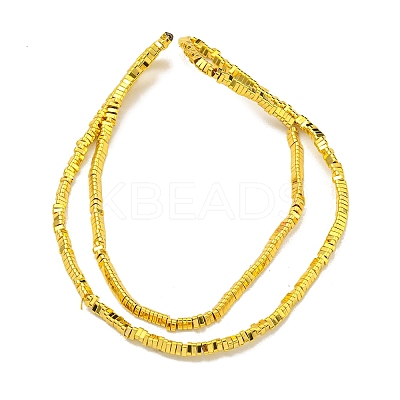 Electroplated Synthetic Non-Magnetic Synthetic Hematite Beads Strands G-I360-I01-01-1