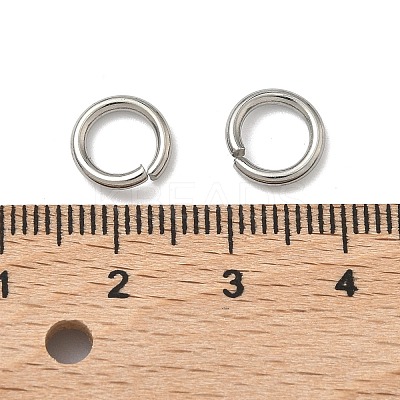 Tarnish Resistant 304 Stainless Steel Open Jump Rings STAS-E067-11-9mm-1