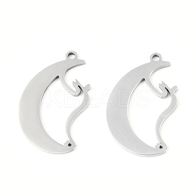 Non-Tarnish 201 Stainless Steel Pendants STAS-N091-171P-1
