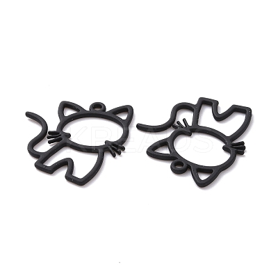 Spray Painted Alloy Pendants FIND-G030-13-1