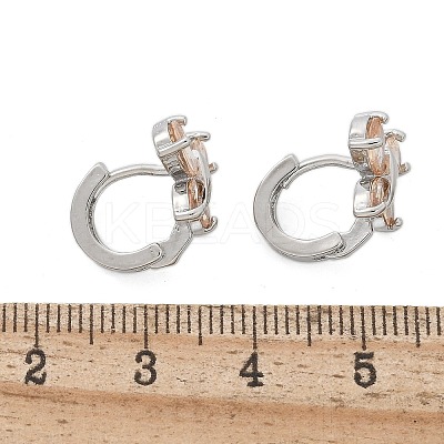 Brass Hoop Earrings EJEW-R016-10P-01-1