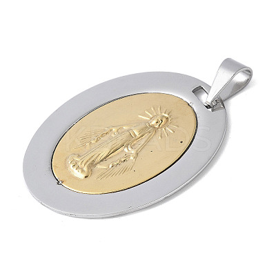 304 Stainless Steel Pendants STAS-S162-03GP-1