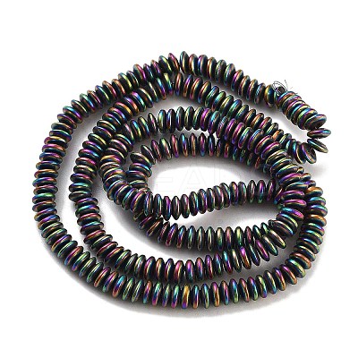 Electroplated Synthetic Non-magnetic Hematite Beads Strands G-P545-A01-01G-1