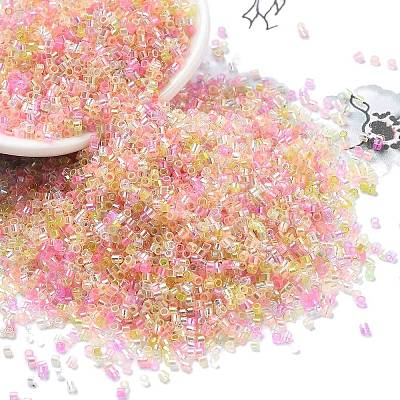 Transparent Colours Glass Seed Beads SEED-H003-01K-1