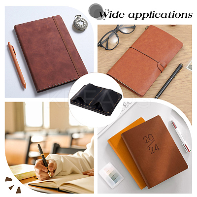 1Pc Imitation Leather Loss-Proof Portable Pen Holder AJEW-MA0001-12B-1